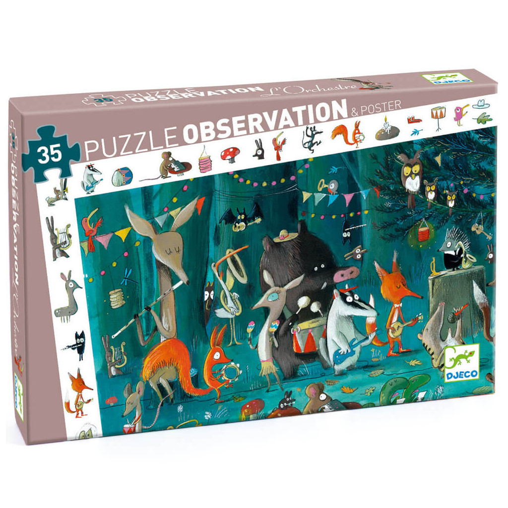 Puzzle Observation - Orchestre - 35 Pièces