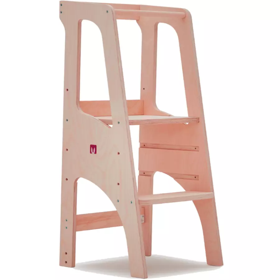 Bianconiglio Kids® Lernturm EVO mit KidSafe Rausfallschutz natur