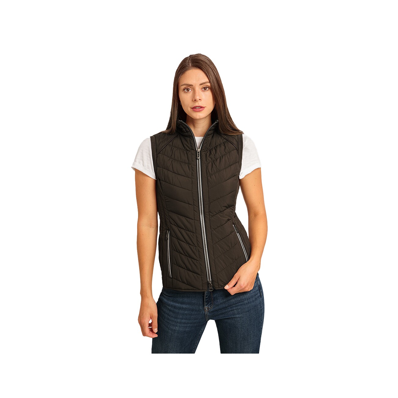 Knuffelwuff Damen Weste Riverside braun 42 - EU