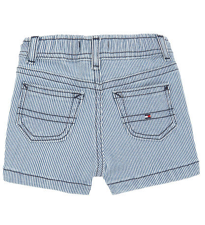 Tommy Hilfiger Shorts - Baby Striped - Jeansstreifen