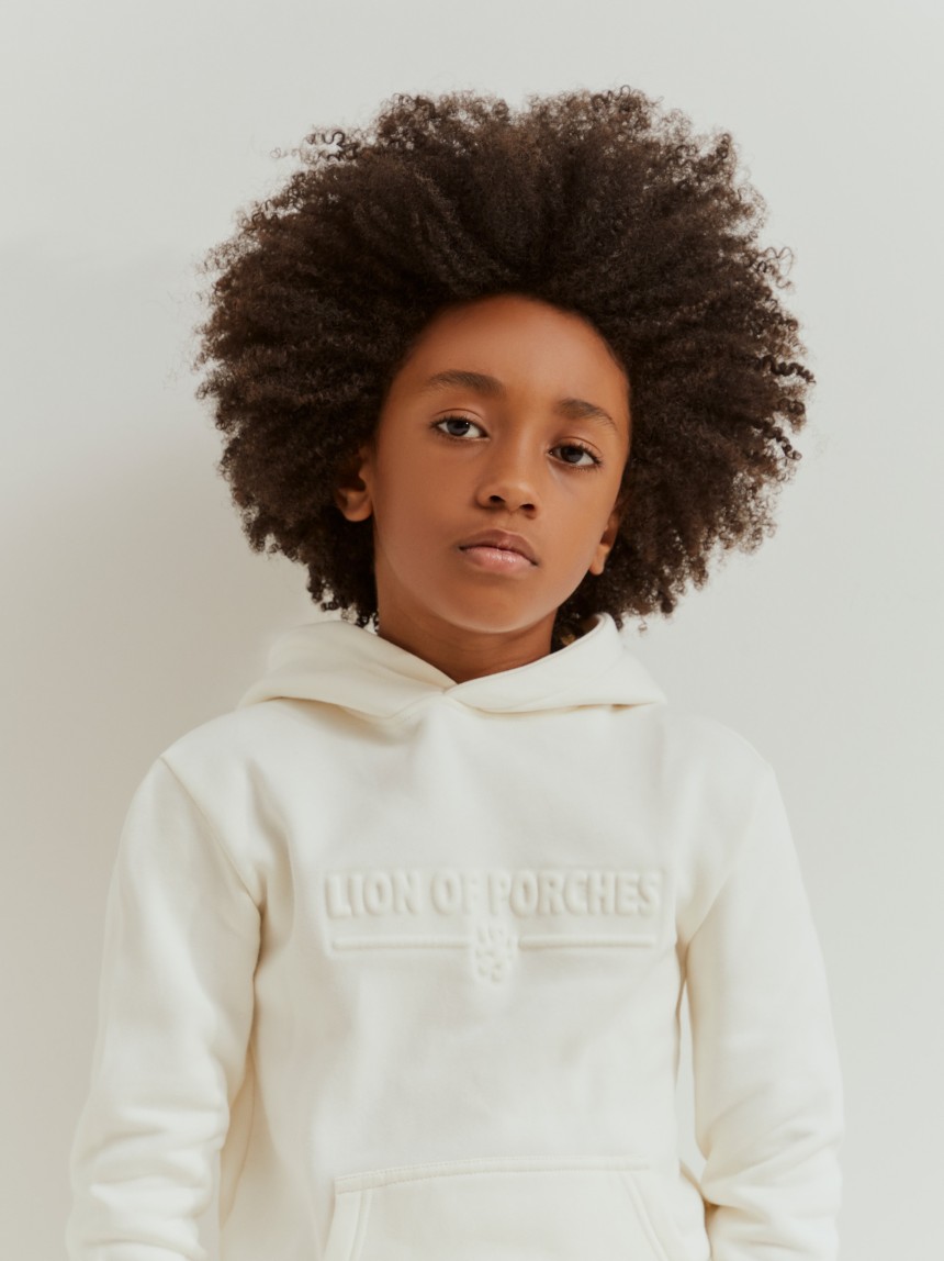 Sweatshirt de algodão com capuz