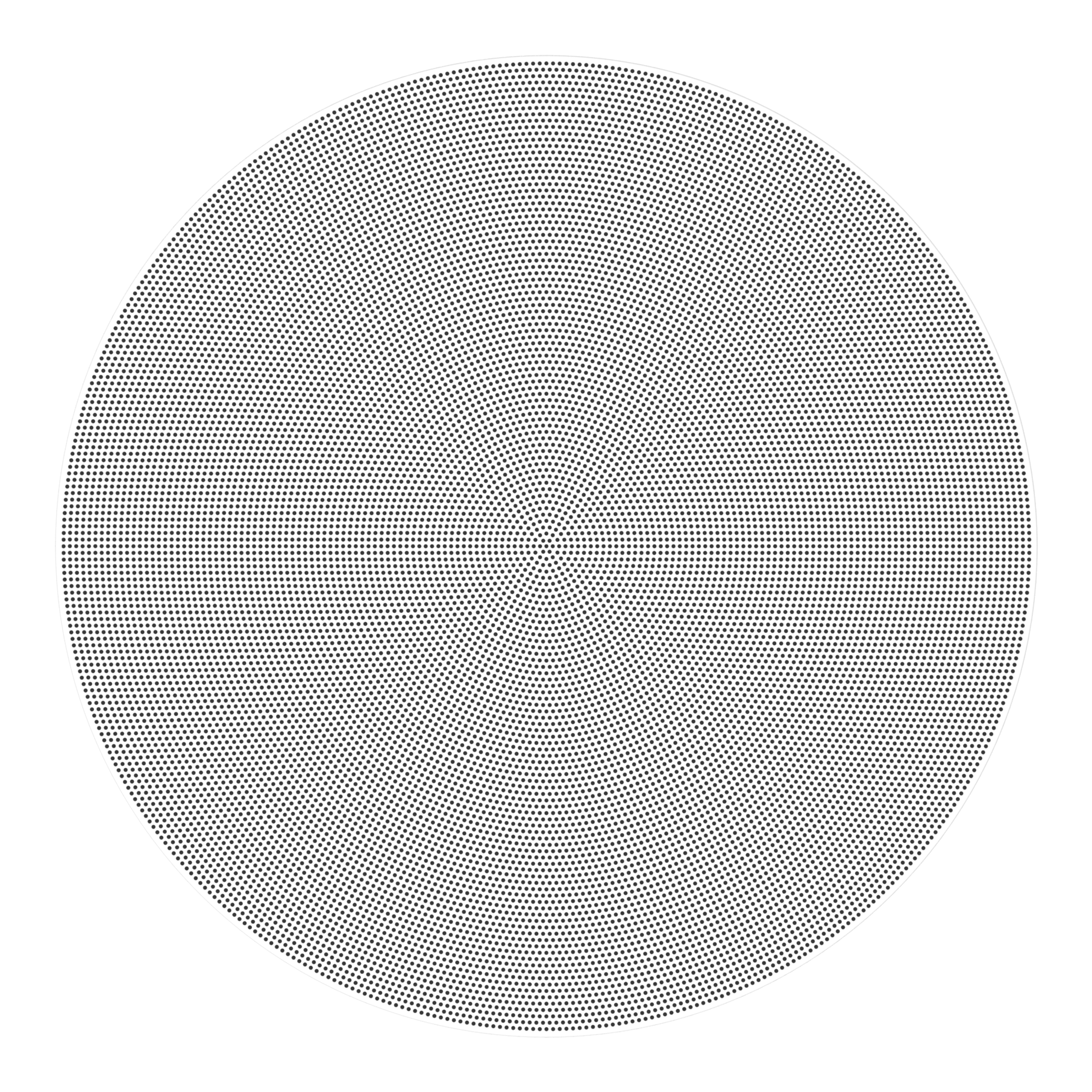 Runde Front für in In-Ceiling Speaker Sonos Architectural von Sonance