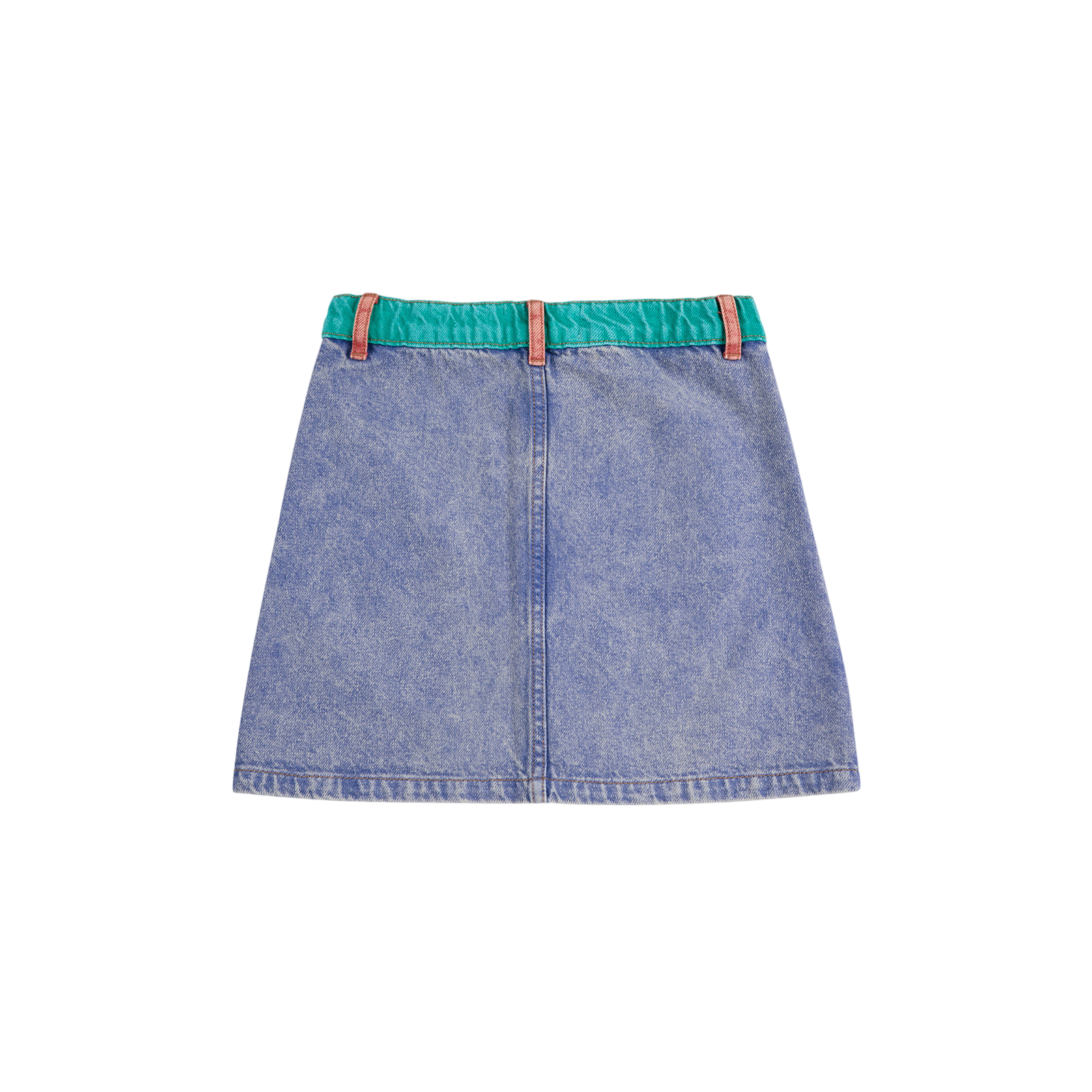 Rock Color Block Denim Multicolor