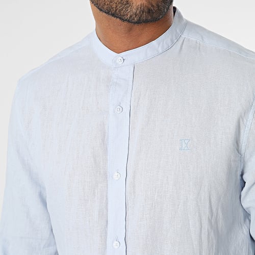 Chemise Manches Longues Bleu Clair