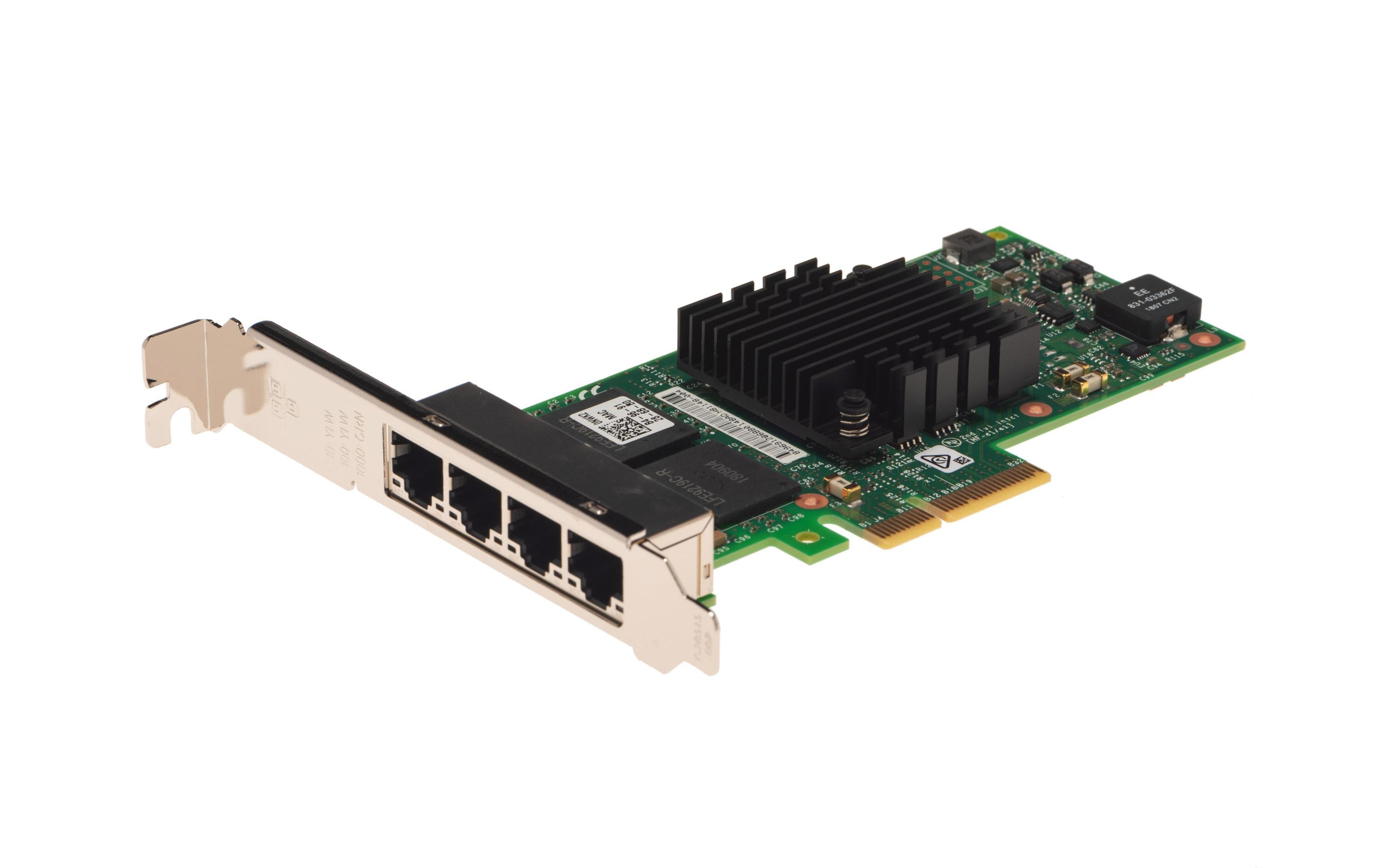 Netzwerkkarte 540-BBDS 1Gbps PCI-Express x4<br>Netzwerkadapter mit hoher Bandbreite