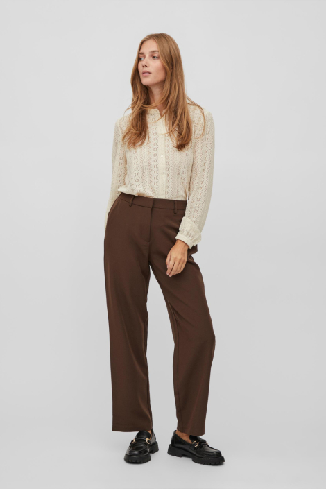 Vila beige dames blouse