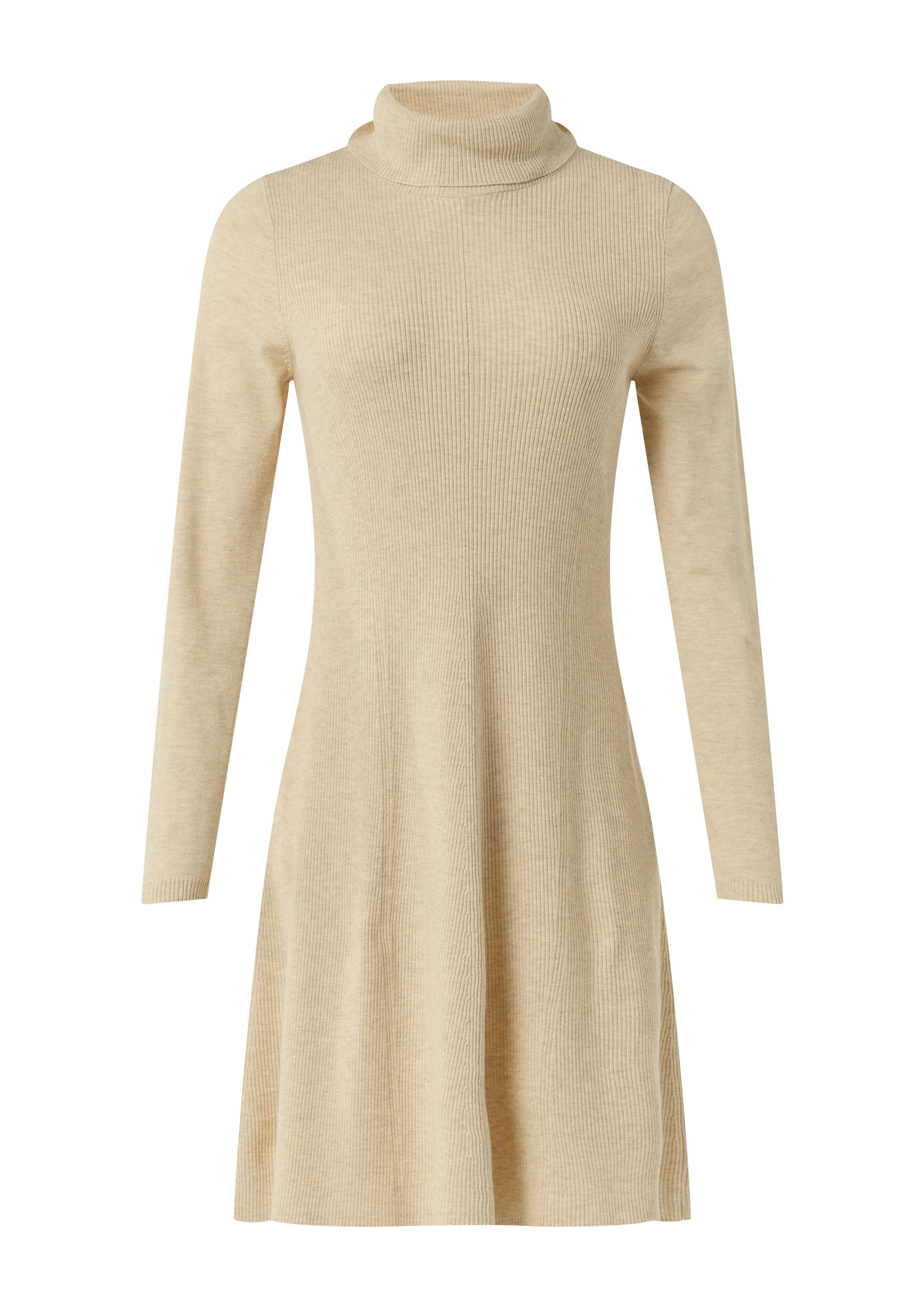 Comma Strickkleid Ohne Taschen mit Rippstruktur