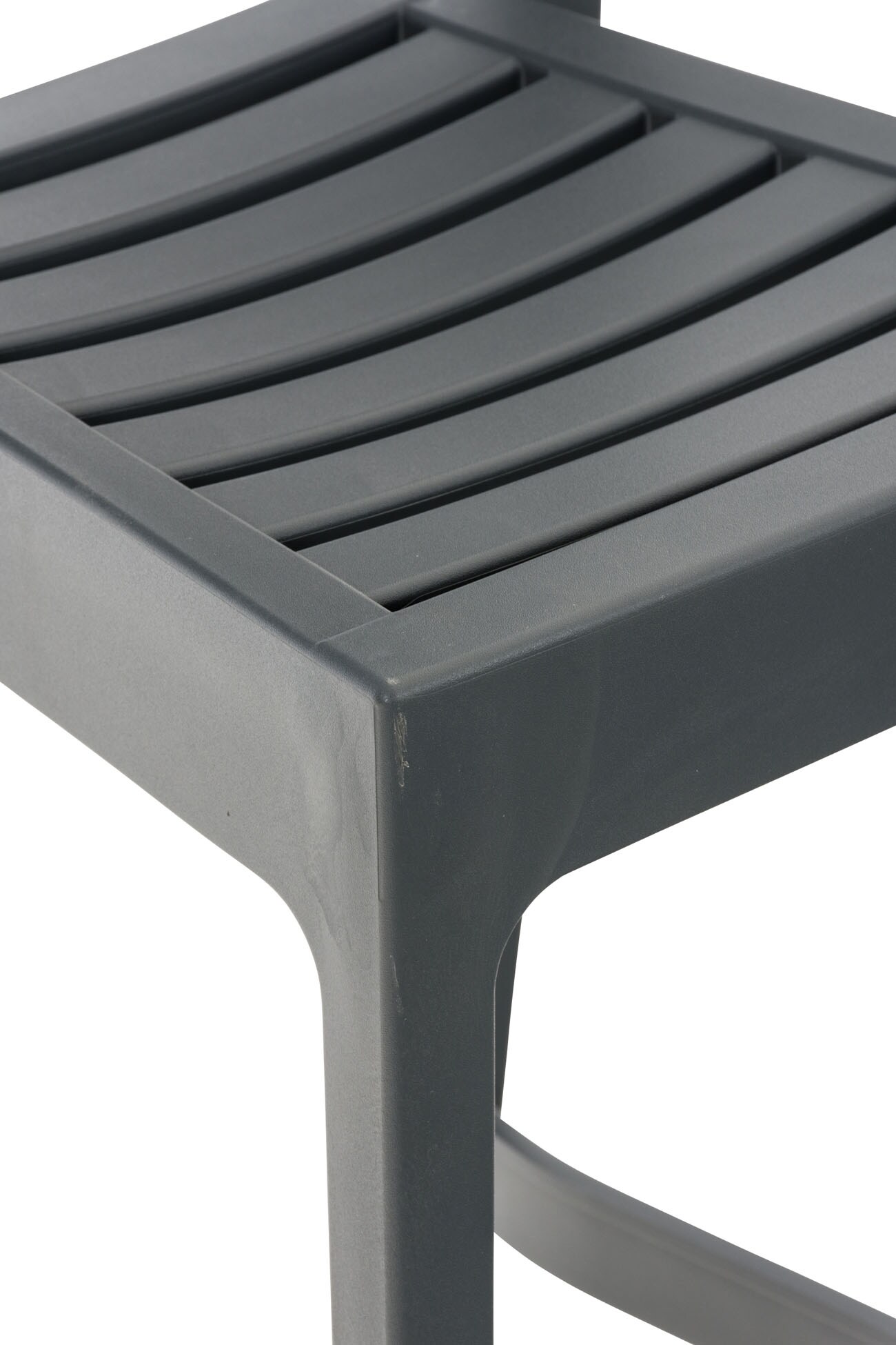CLP 2er Set Outdoor-Barhocker Ares Mit Fußstütze I Stapelbare Tresenhocker In Rattan-Optik