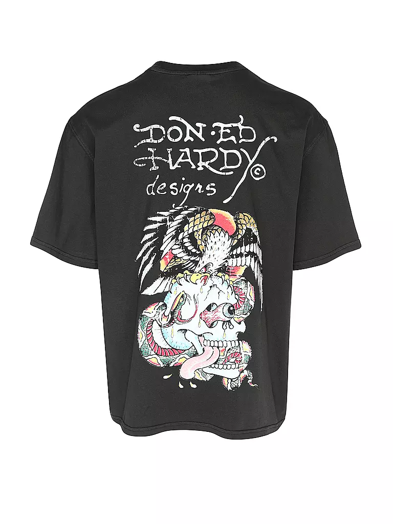 ED HARDY T-Shirt schwarz