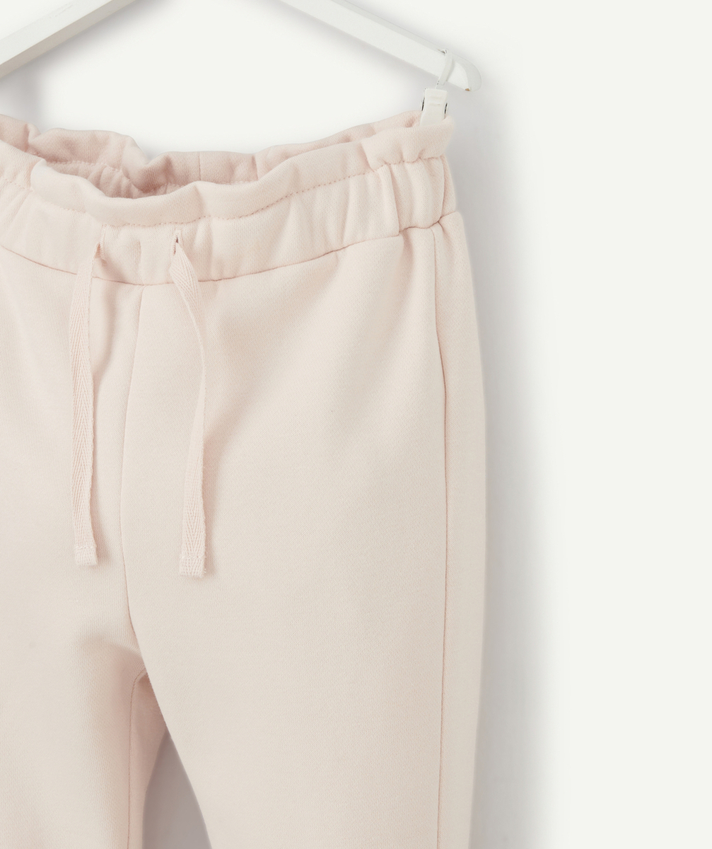 JOGGING BÉBÉ FILLE EN FIBRES RECYCLÉES ROSE