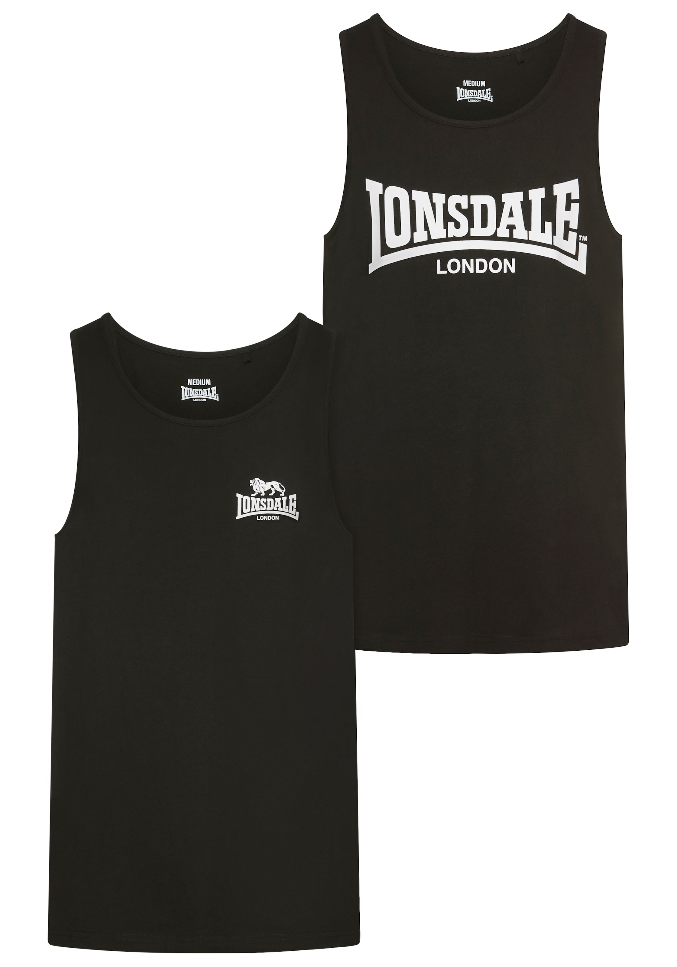 Lonsdale Tanktop »TUGHALL«, 2 Stk.