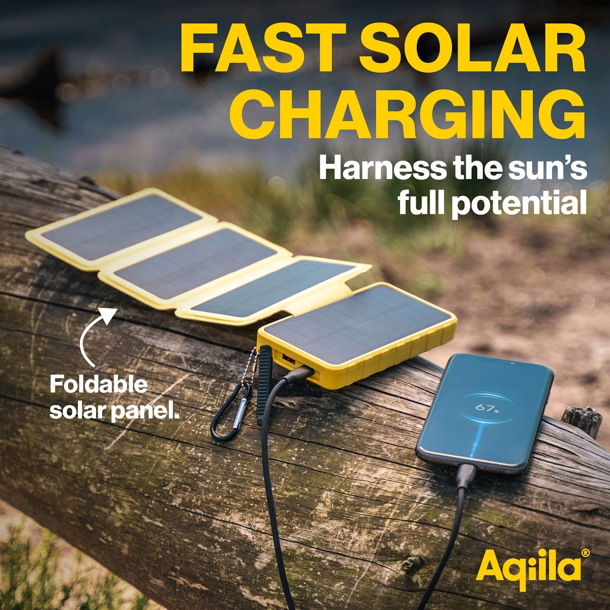 Aqiila Powerbird BS10 Solar Powerbank