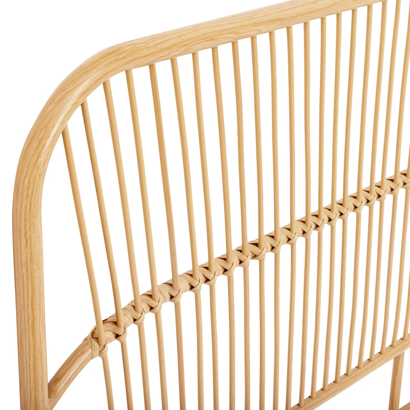 Tête de lit sur pied DEVI 160 cm effet rotin