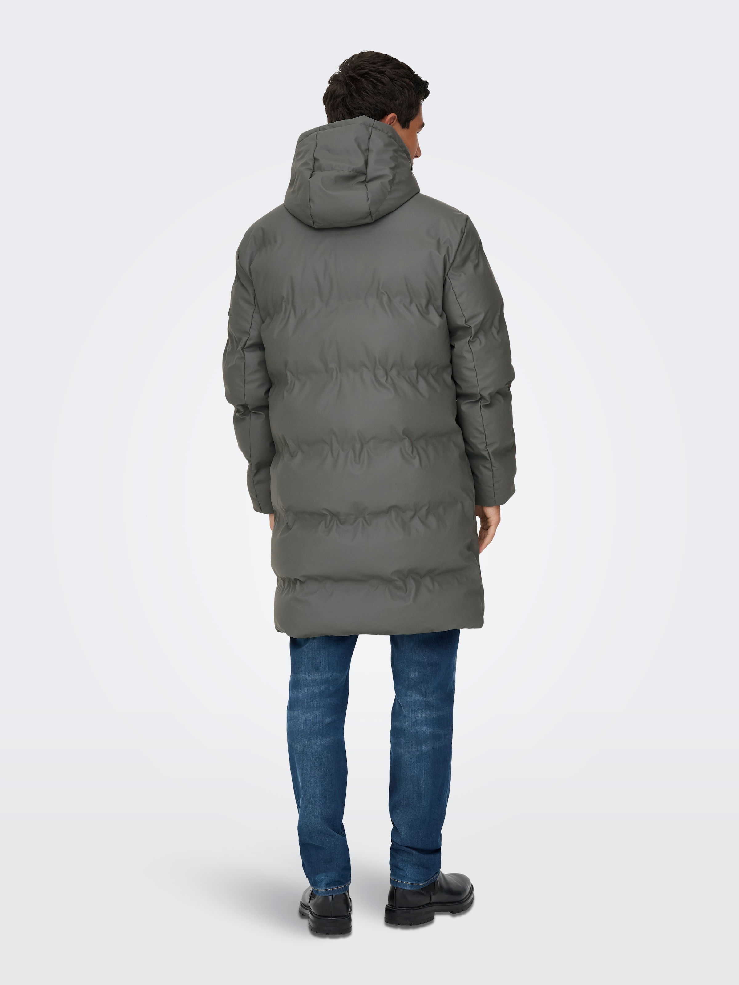 ONLY & SONS Steppjacke »ONSROYCE PUFFER JACKET OTW« mit Kapuze