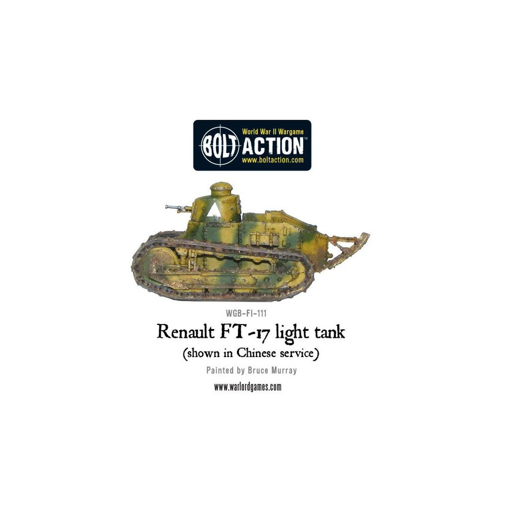 Bolt Action - French - Renault FT-17 Light Tank
