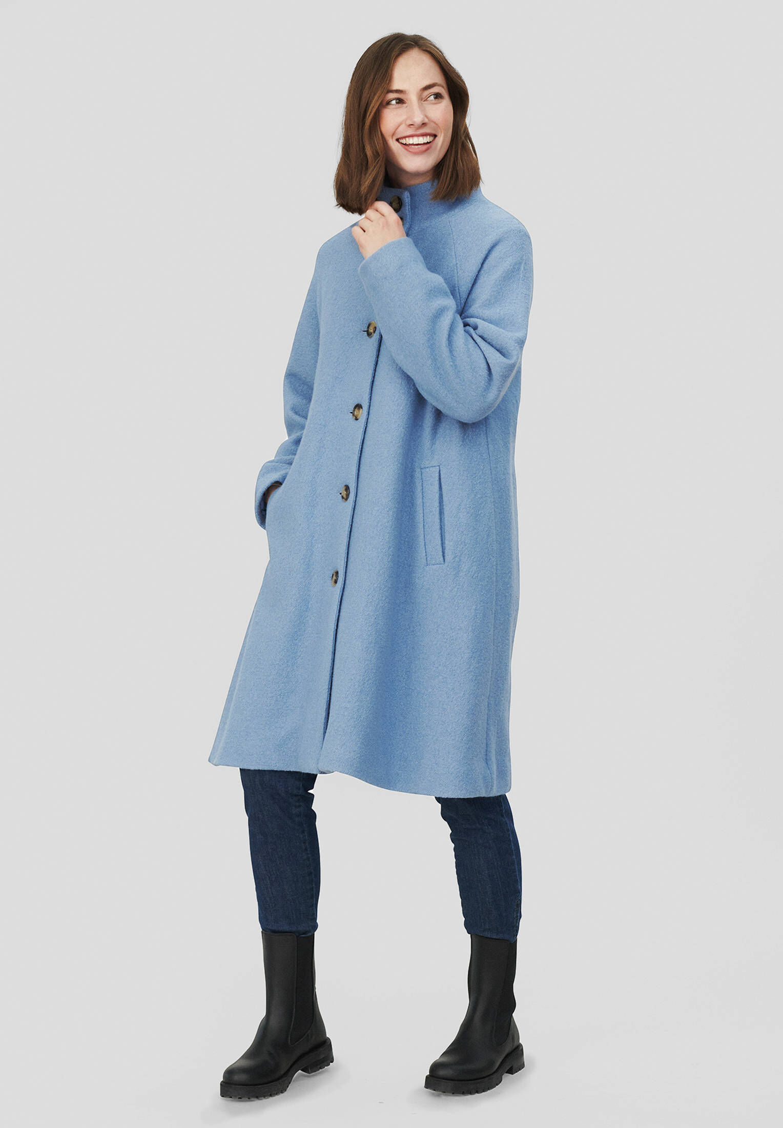 MASAI| Damen Wollmantel Tessa