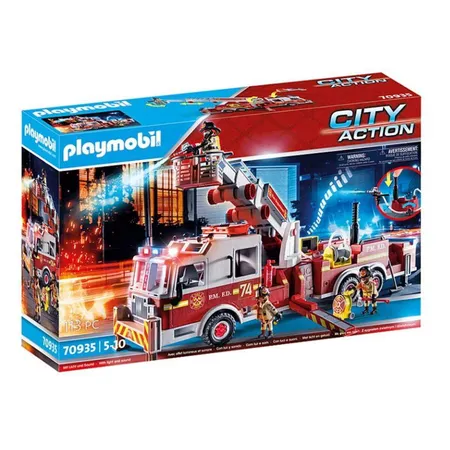 PLAYMOBIL® City Action 70935 Feuerwehr-Fahrzeug: US Tower Ladder