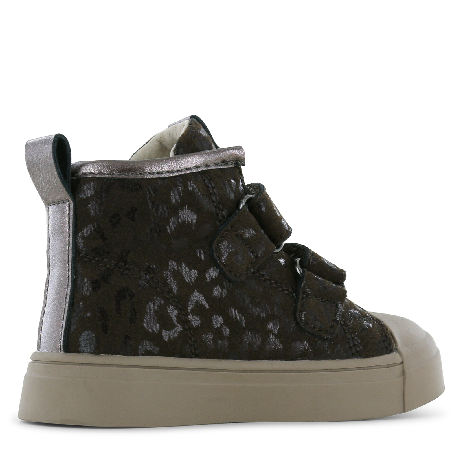 Shoesme donkerbruine klittenbandboot Microfiber leer, Suède | Meisjes schoe