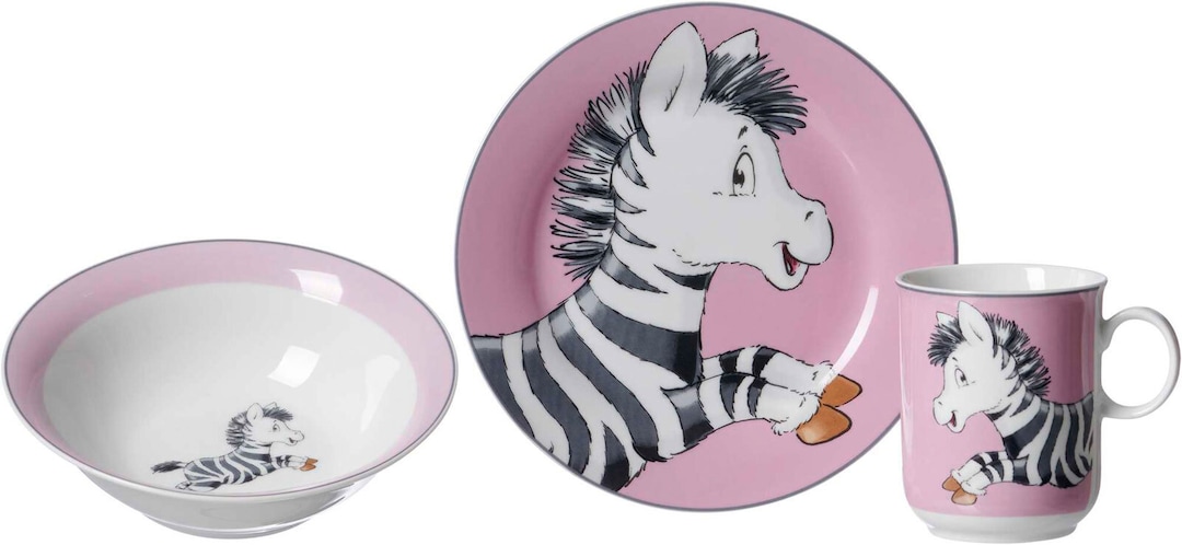 Ritzenhoff & Breker Kindergeschirr-Set HAPPY ZOO ZOE 3-teilig