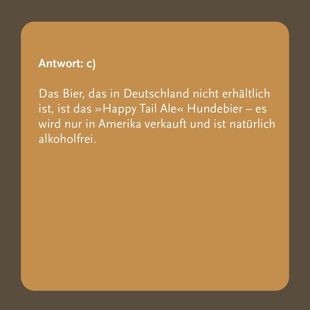 Unnützes Wissen Bier-Quiz