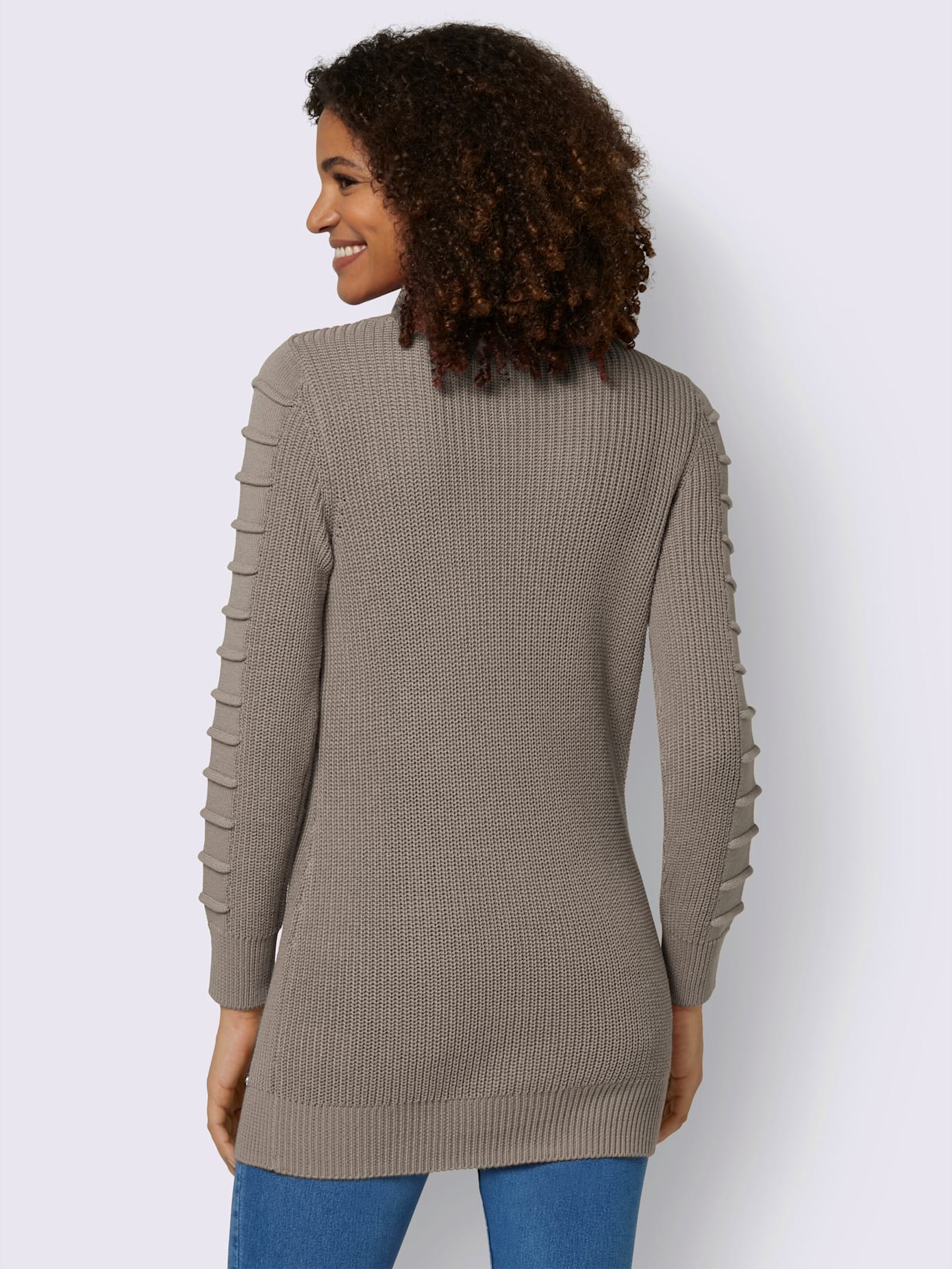 Pull long jolie coupe longue moderne