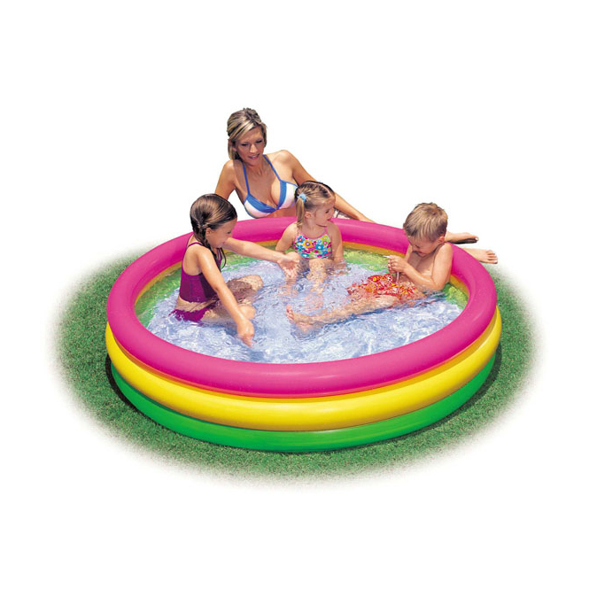 Intex 3-Ring Pool Sunset Glow