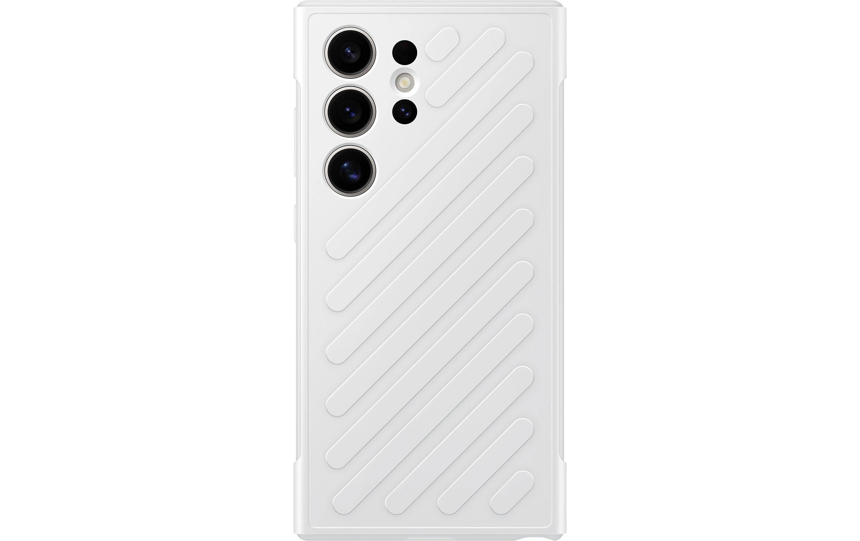 Back Cover Shield Case Galaxy S24 Ultra WeissRobuste Schutzhülle für das Samsung Galaxy S24 Ultra