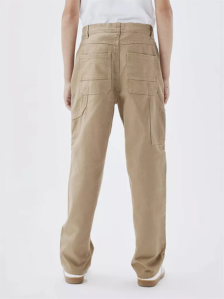 NAME IT Jungen Hose Straight Fit NKMRYAN  camel