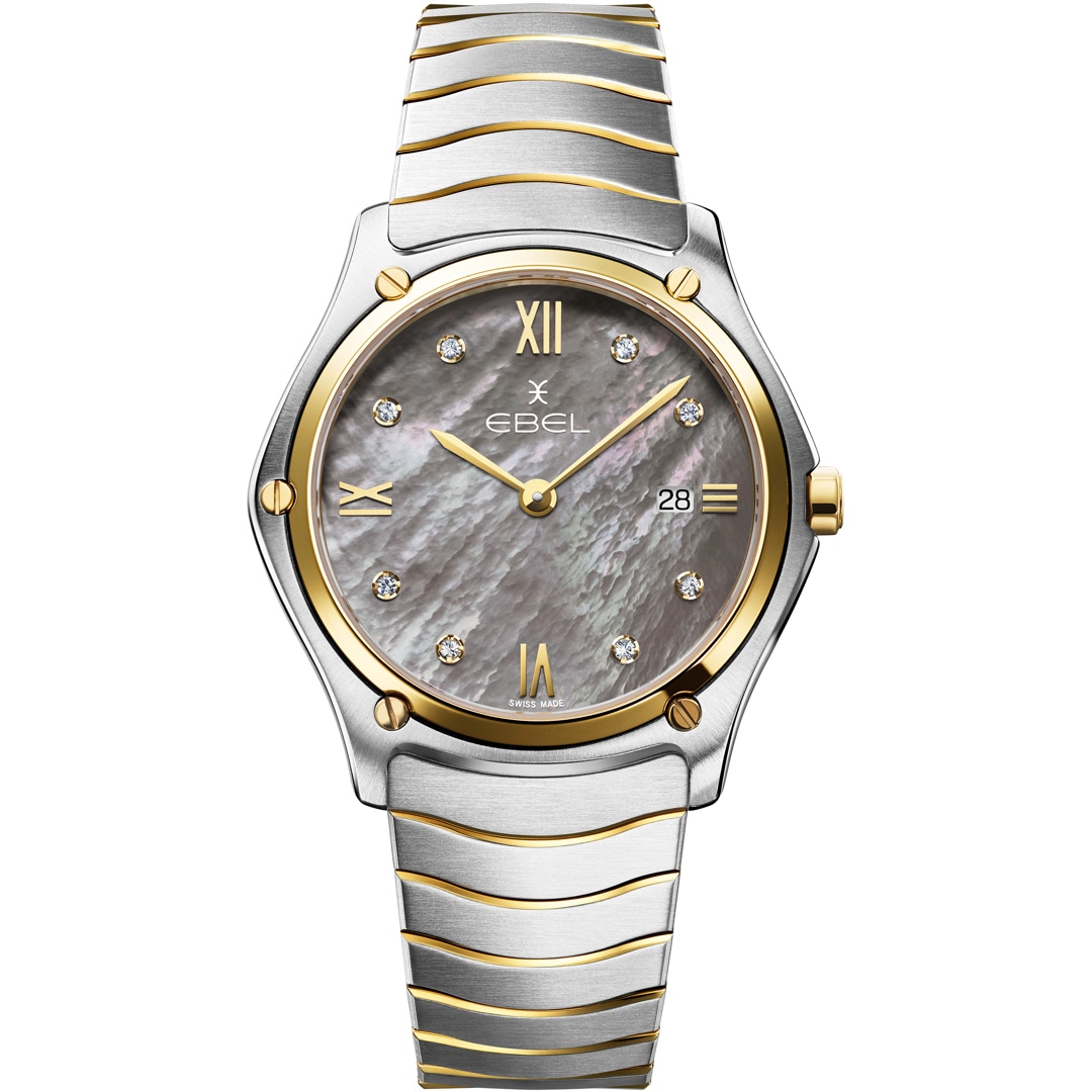 Ebel Sport Classic Lady Diamonds Bicolor / Grau 37mm