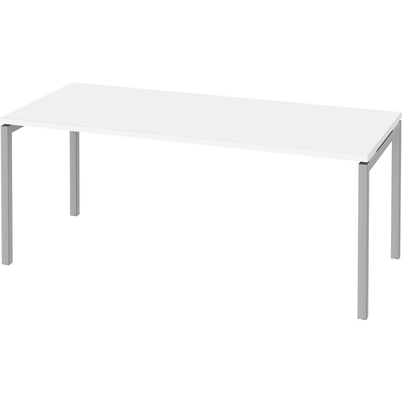 Schreibtisch LINUS I-Bein, 180 x 80 cm, weiss