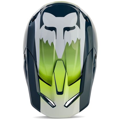 Casque cross Fox V1 - FLORA 2024 - Bleu