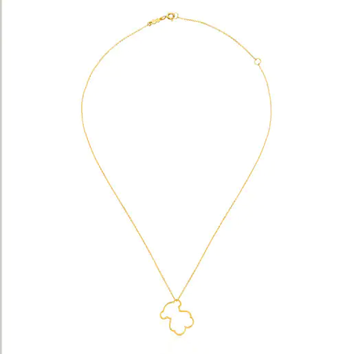 Colar Silhouette dourado