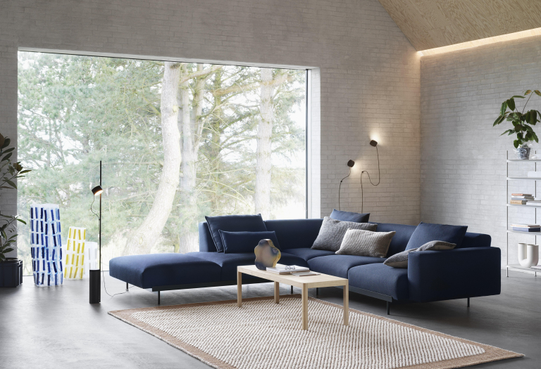 Muuto Post wandlamp bruin groen
