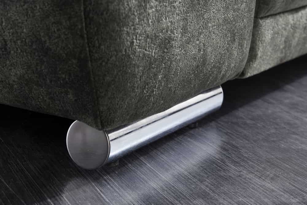 Big Sofa ELEGANCIA 285cm moosgrün Microfaser XXL Couch inkl. Kissen Federkern