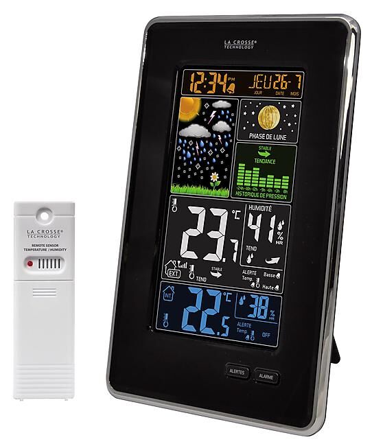 LA CROSSE TECHNOLOGY - STATION METEO COULEUR WS 6835