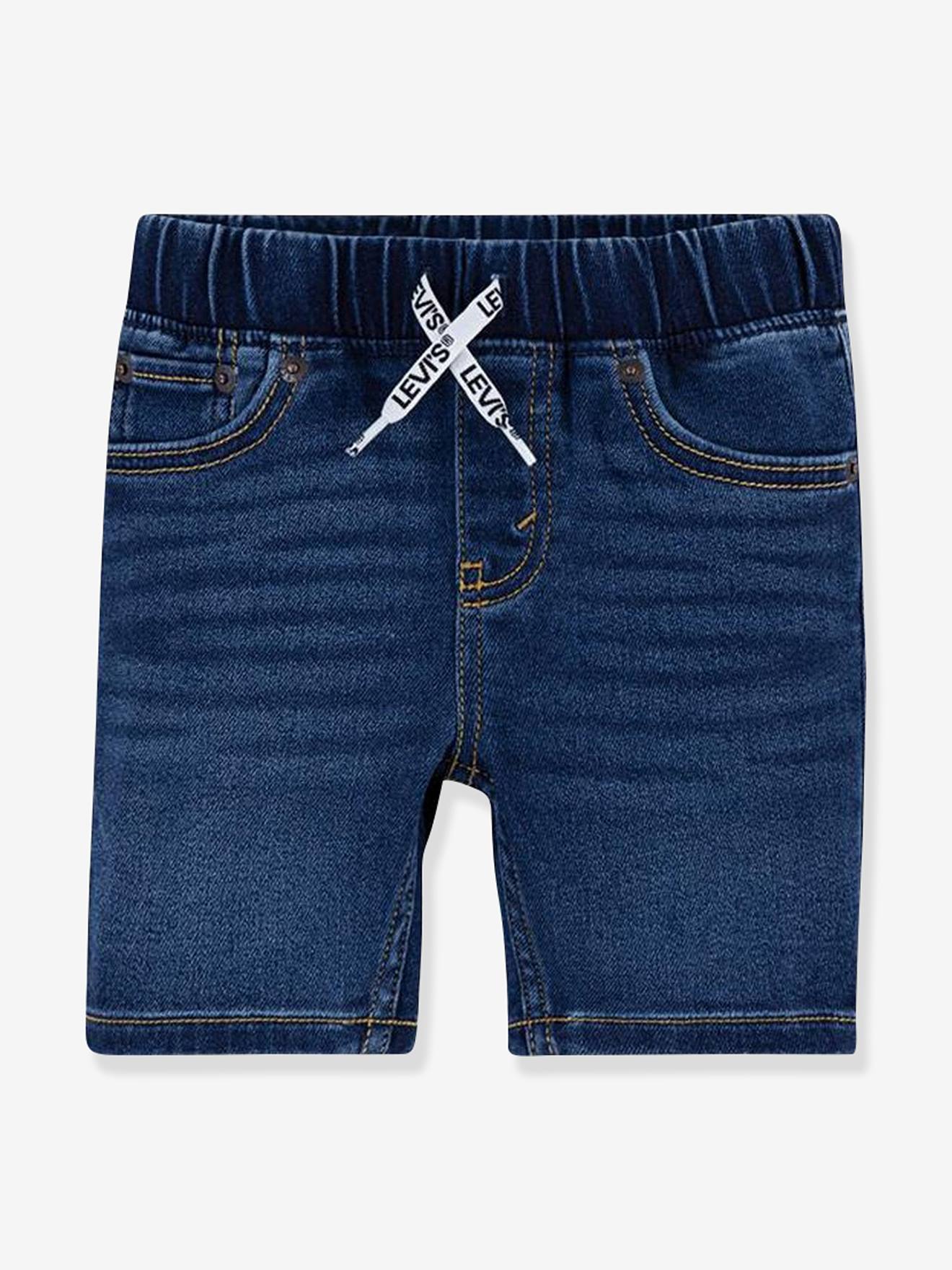 Bermuda Levi's® LVB Skinny Dobby para meninos, azul
