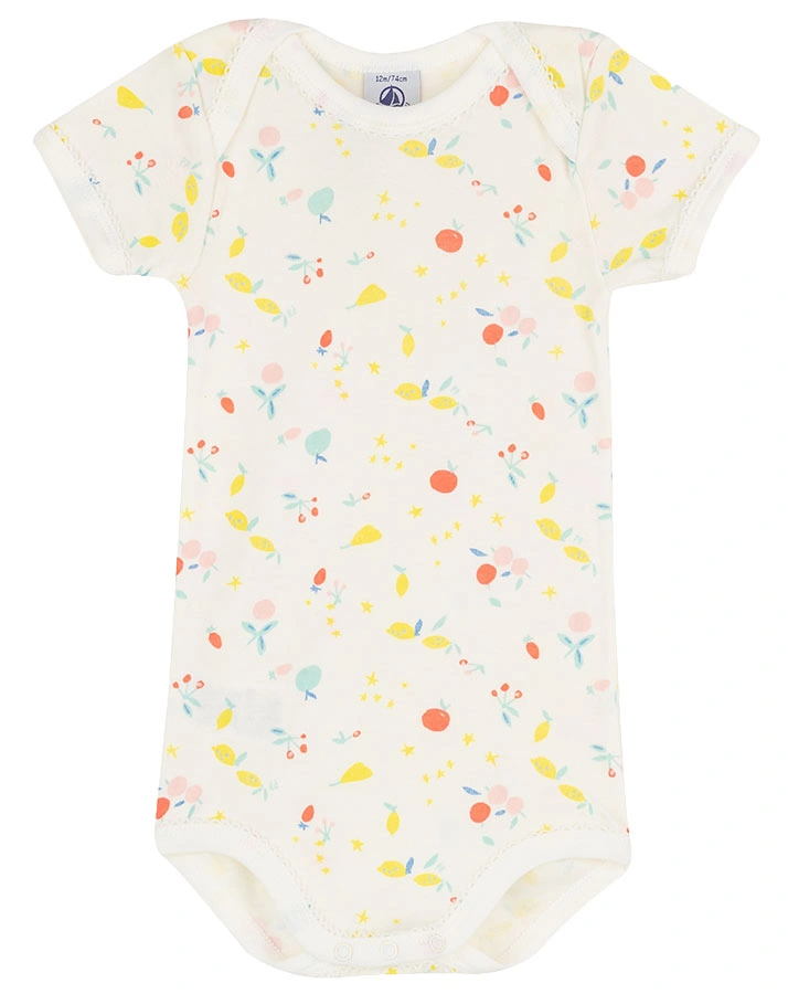 Kurzarm-Body LEMON 3er Pack in gelb/bunt