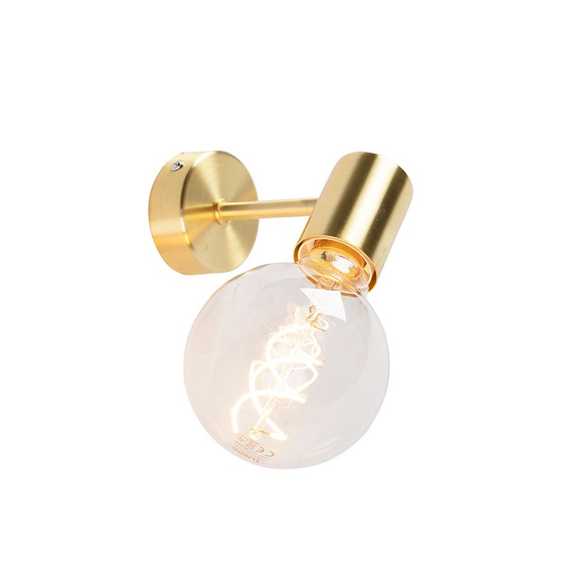 Smart Art Deco wandlamp goud incl. G95 WiFi lichtbron - Facil