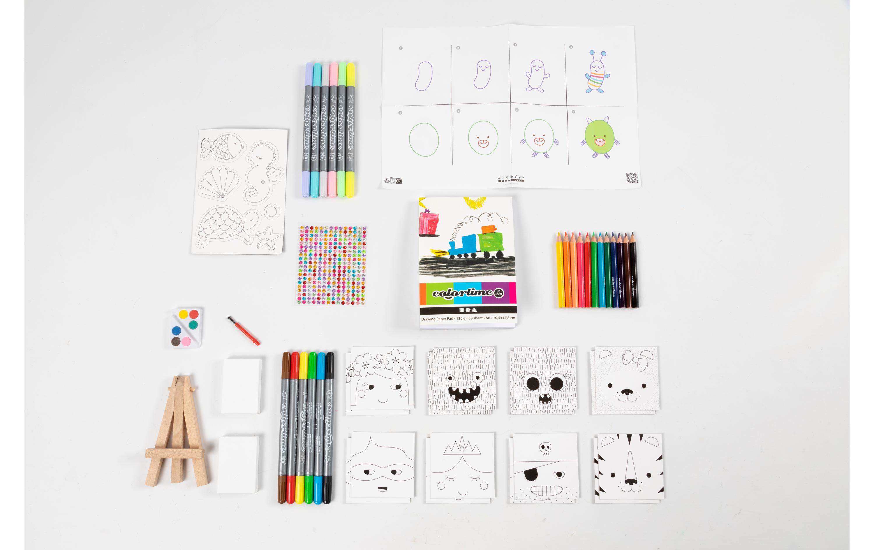 Adventskalender Bastelset Malen, 4 StückAdventskalender mit neuen Bastelprojekten