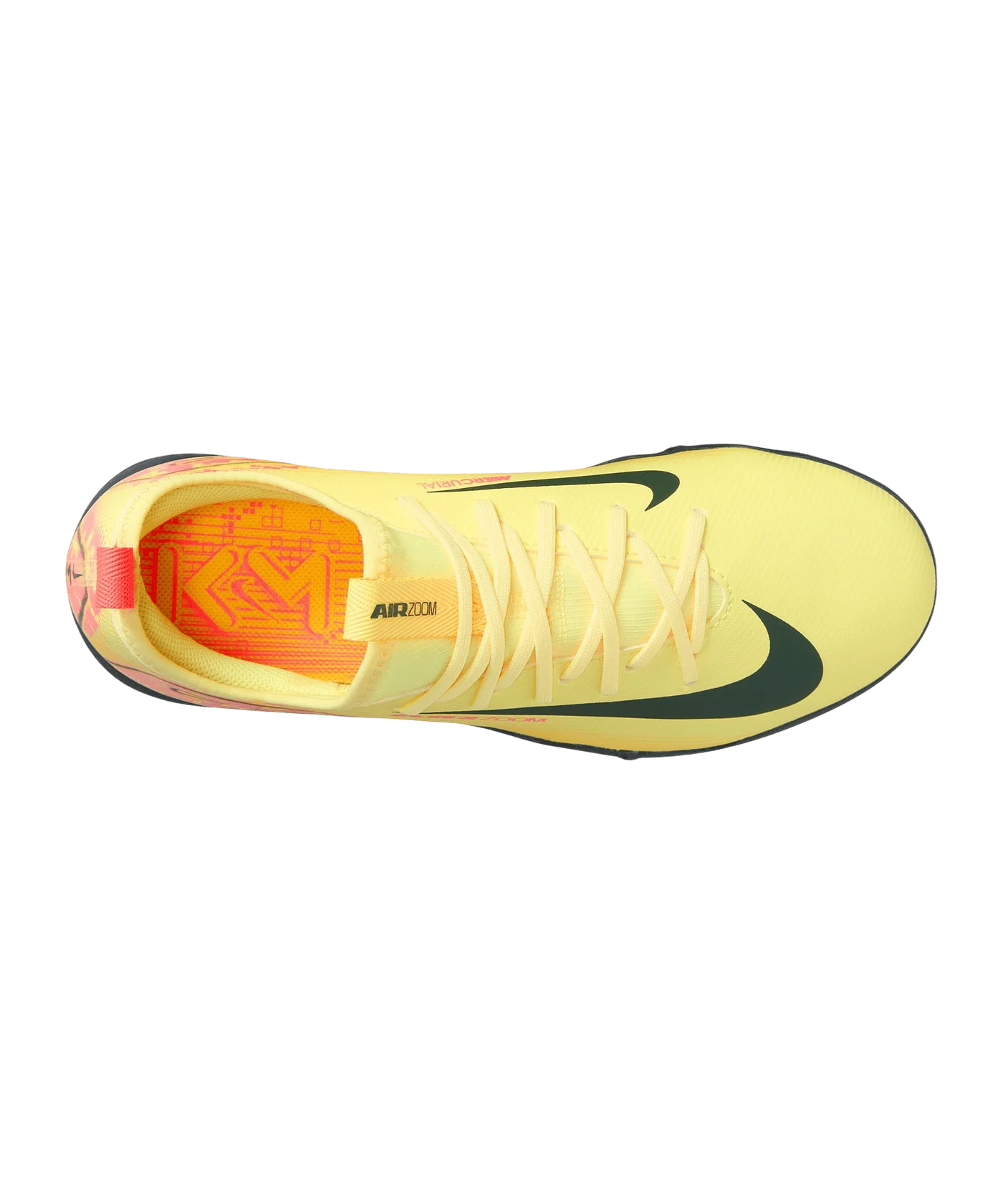 Nike Jr Air Zoom Mercurial Vapor XVI Academy TF Mbappe Signature Kids Orange Blau F800