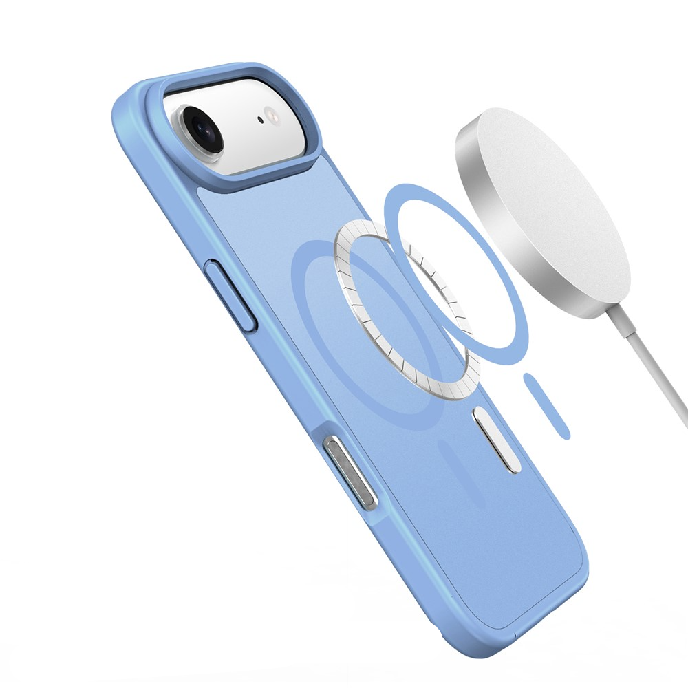 iPhone Air MagSafe Hybrid Hardcase Hülle mit TPU Bumper - Blau