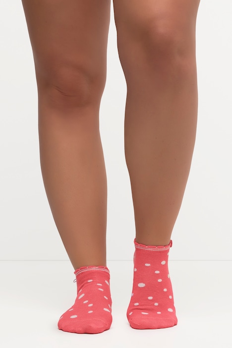 Sneakersocken, gemustert, Knopf