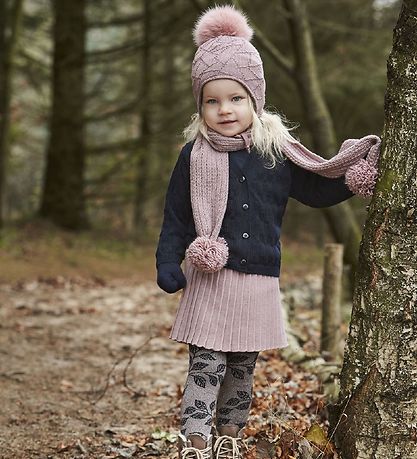 MP Cardigan - Wolle/Baumwolle - Navy m. Glitzer
