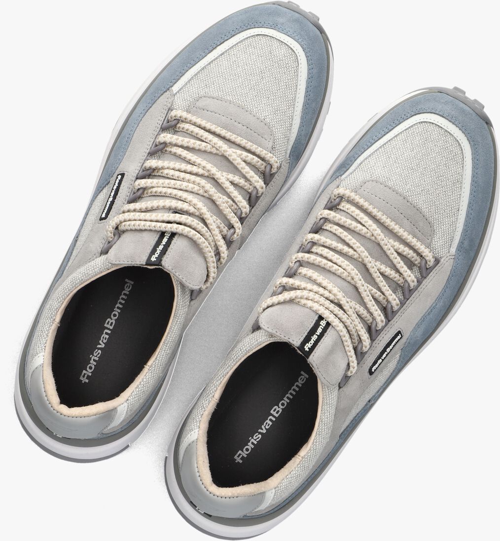 grijze floris van bommel lage sneakers sfm-10248 de gripper