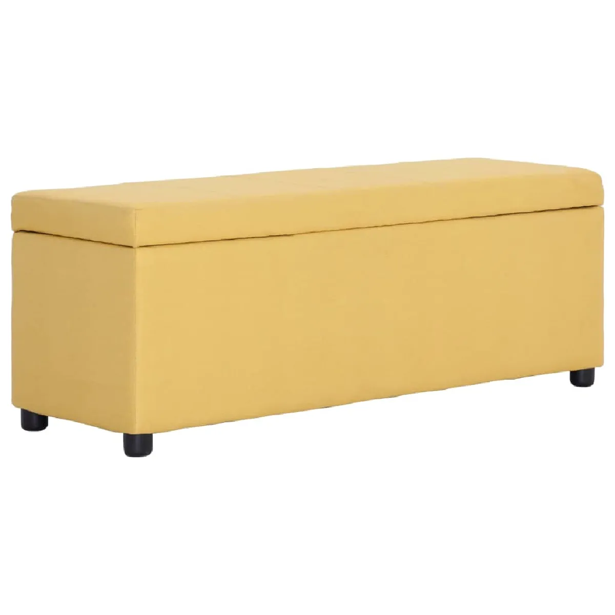 vidaXL Banc de rangement - Jaune