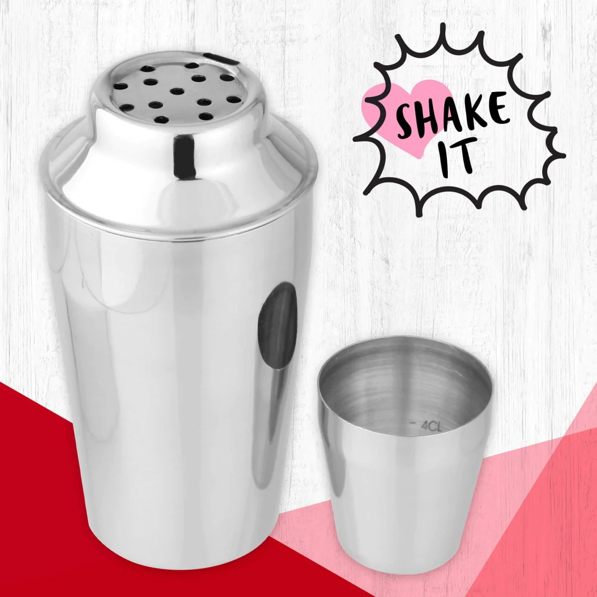 Shaker à cocktails en inox 400 ml Bar Concept Fackelmann