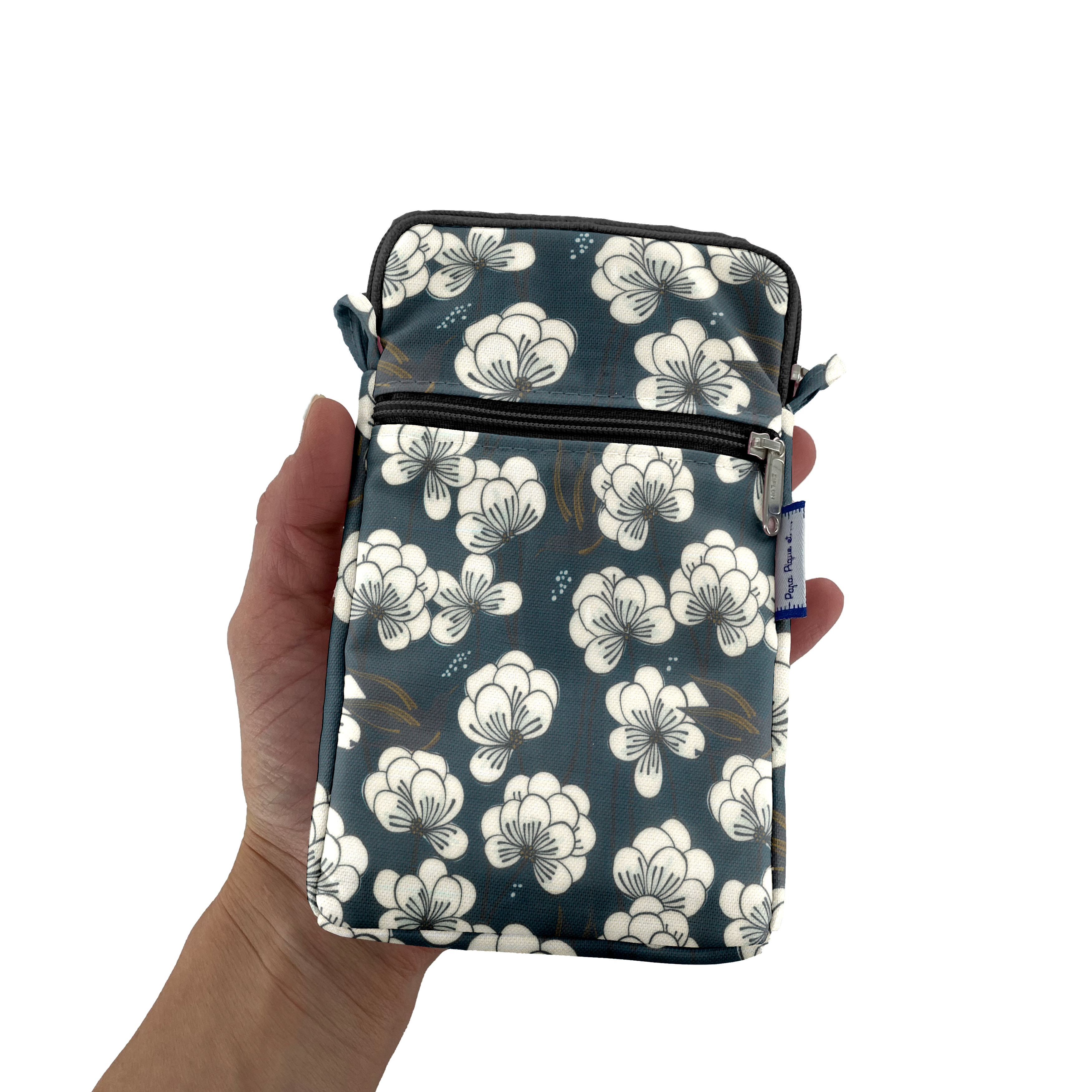 Pochette Téléphone Matelassée Paradis Bleu