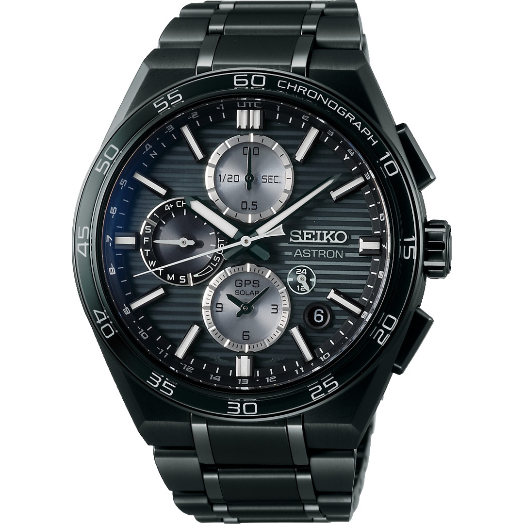 Seiko Astron 5X GPS Solar Dual Time Chronograph 44