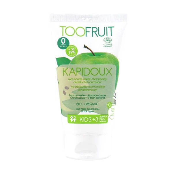 Toofruit Kapidoux Baume après-shampooing pomme verte amande douce 150 mL