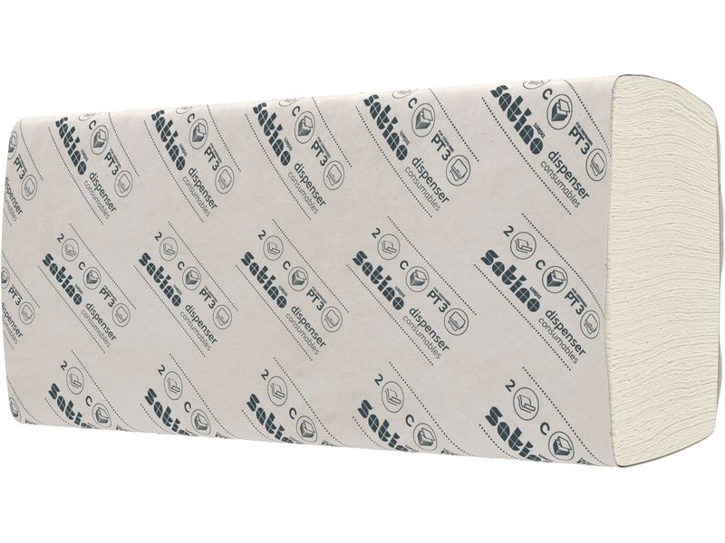 SATINO Papierhandtücher C-Falz 25 x 32 cm, 3072 Stück Handtücher aus Papier mit hoher Saugkraft